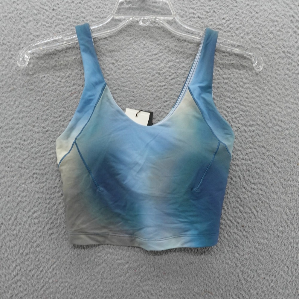 CALIA Womens Inspire Scoop Neck Tank Mountain Mist Cool Blue XS NEW